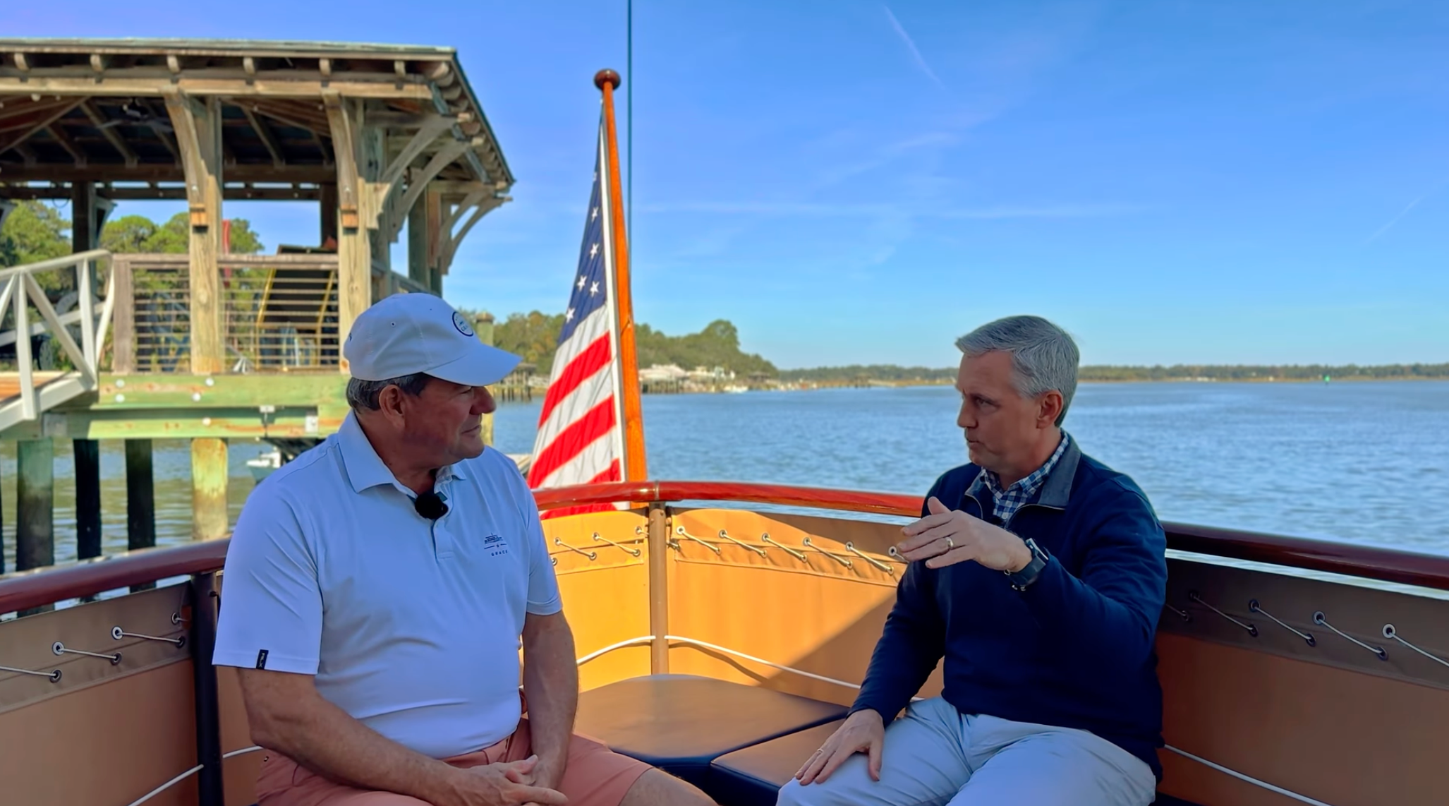 Porchcast: On Board The Grace with Captain Lee | History, Mystery & the Magic of the May River